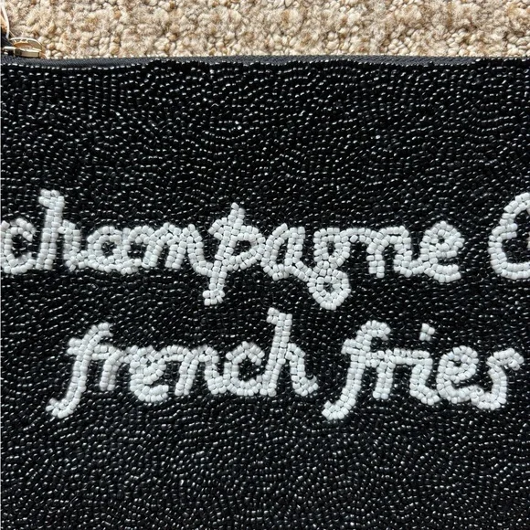 Kate Spade x Target Champagne & French Fries Beaded Clutch - Picture 2 of 6